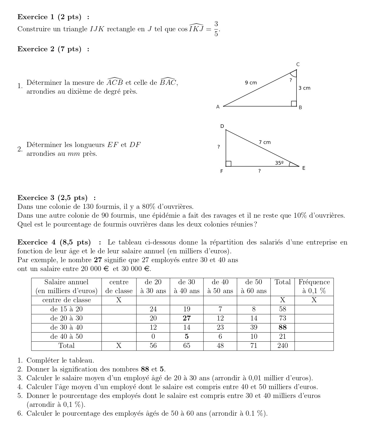 Les Statistiques Me Valuations Corrig S